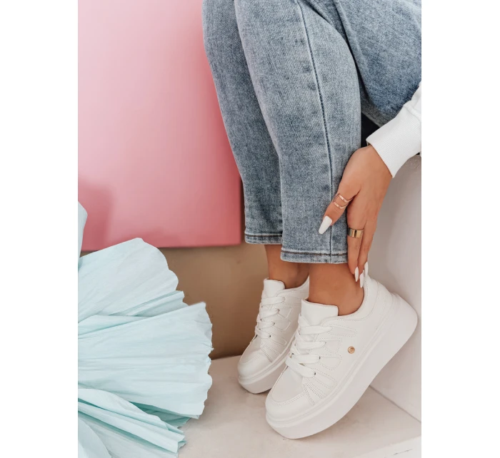 Dámské tenisky na platformě UPLEFT white FashionStreet ZY0740