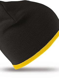 RC Oboustranná pletená čepice 28. black/yellow model 22424655 - Result Headwear