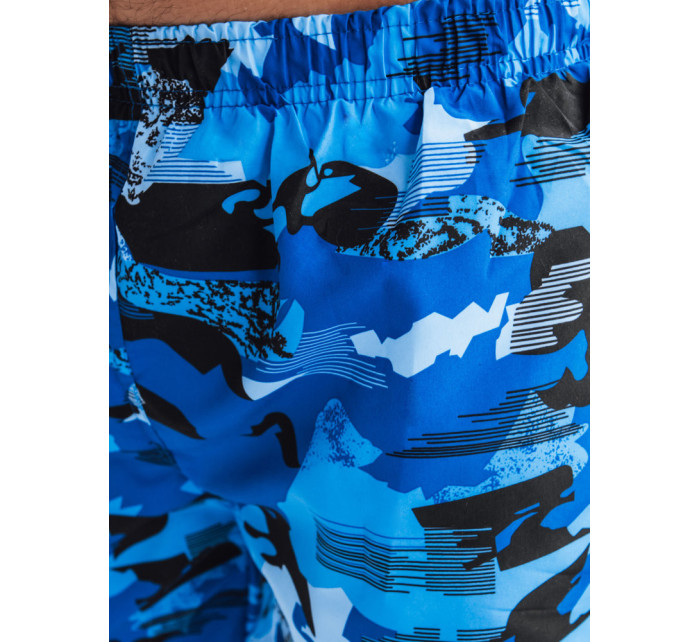 Pánské camo modré koupací šortky Dstreet SX2381