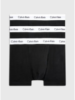 Pánské boxerky 3 Pack Trunks Cotton Stretch 0000U2662G001 černá - Calvin Klein