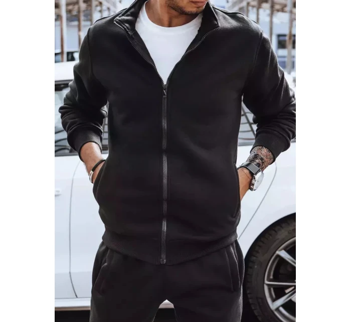 Pánská zateplená tepláková souprava černá Dstreet model 21965559 - FashionStreet