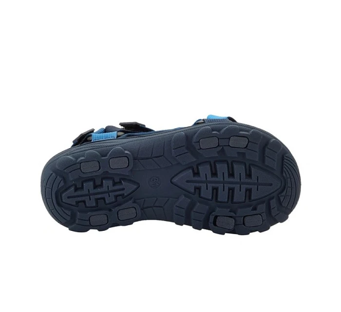 Lee Cooper dětské boty chlapecké sandály na suchý zip na letní pláž modré