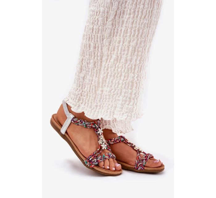 Dámské Ploché Sandály S Pásky A Přezkami  Multikolor model 21693421 - Artiker