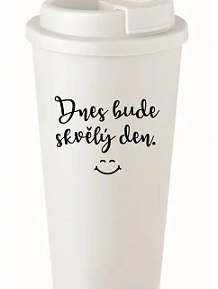 DNES BUDE  bílý termohrnek 475 ml model 20806785 - Giftela