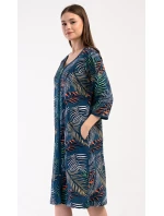 Dámské domácí šaty s tříčtvrtečním rukávem Barbara Dámské domácí šaty s tříčtvrtečním rukávem Barbara
