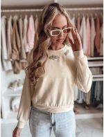 Dámská halenka s dlouhým rukávem Buttercotch CRYSTALIA light beige FashionStreet RY2767