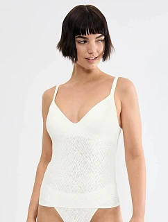Košilka sloggi ZERO Feel Bliss THE UP PushUp Shirt krémová Silk White - SLOGGI