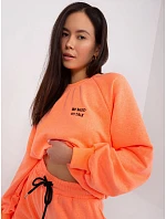 Dámská tepláková souprava s fluo oranžovými šortkami (813) Dámská tepláková souprava s fluo oranžovými šortkami (813)