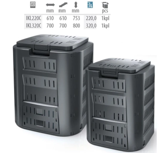 COMPOGREEN GARDEN COMPOSTER 220L PROSPERPLAST dětské