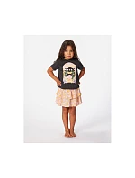 Tričko RIP CURL Rainbow Tropics Art Tee – dívčí, černé Tričko RIP CURL Rainbow Tropics Art Tee – dívčí, černé