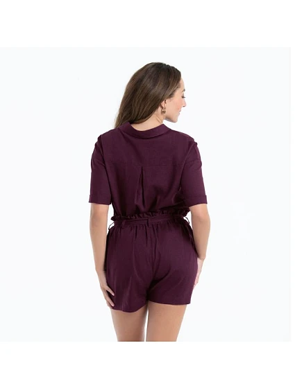 Style Kitts halenka 8656 bordová - RosaFaia Style Kitts halenka 8656 bordová - RosaFaia