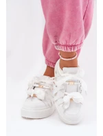 Eko Kožené Tenisky Na Platformě Bílé Penolle Eko Kožené Tenisky Na Platformě Bílé Penolle