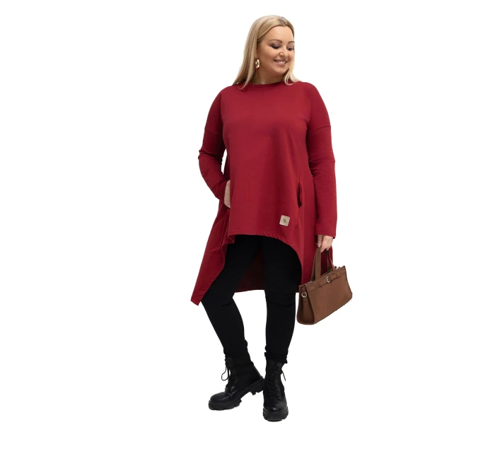 Tunika RV TU 5042.09X bordó