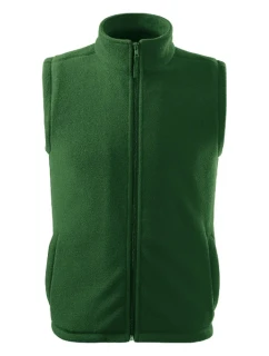 Next fleece vesta unisex lahvově zelená 06 (brand label)