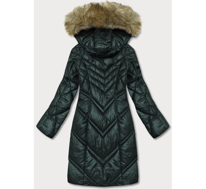 PIKOWANA KURTKA DAMSKA ZIELONA model 21245734 - Glakate