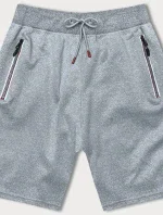 Světle šedé pánské sportovní kraťasy (8K298-2)