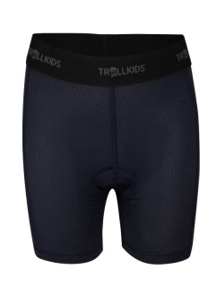 Chlapecké/dívčí vnitřní kalhoty na kolo Trollkids Kids černé (491-600)