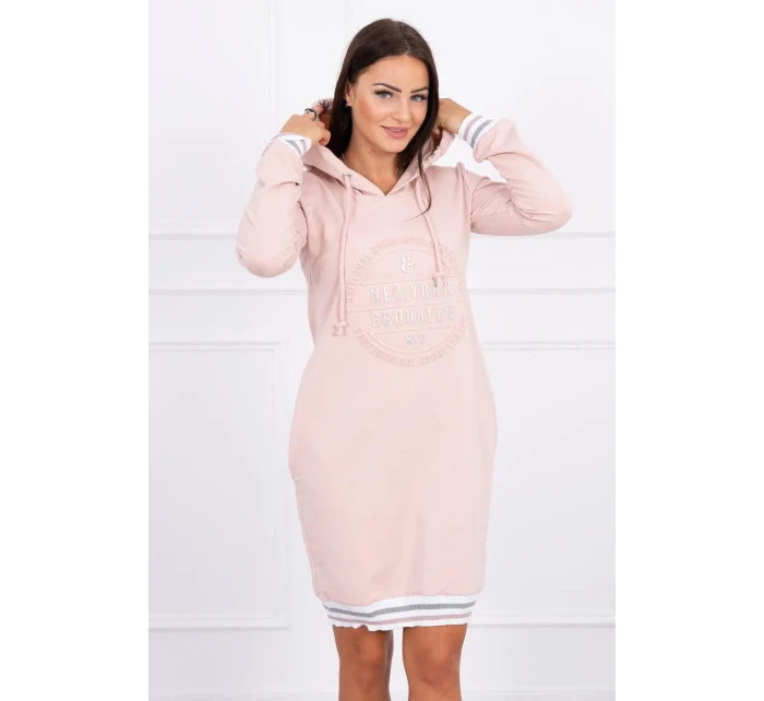 Brooklyn šaty tmavě pudrově růžové