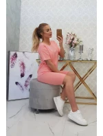 Komplet top+legginsy morelowa