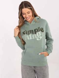 Mikina D10608BC02802A3NO pistácie