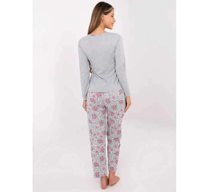 Pyžamo DU PI FP 006.02 šedé