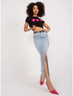 Bluzka RV BZ model 19734963 czarny - FPrice Bluzka RV BZ model 19734963 czarny - FPrice