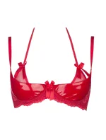 Dámská sexy podprsenka Plus Size model 20745487 Červená - Axami Dámská sexy podprsenka Plus Size model 20745487 Červená - Axami