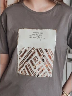 Dámské tričko CENTIA graphite Dstreet RY2612