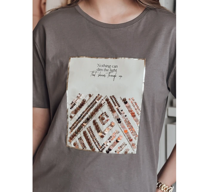 Dámské tričko CENTIA graphite FashionStreet RY2612