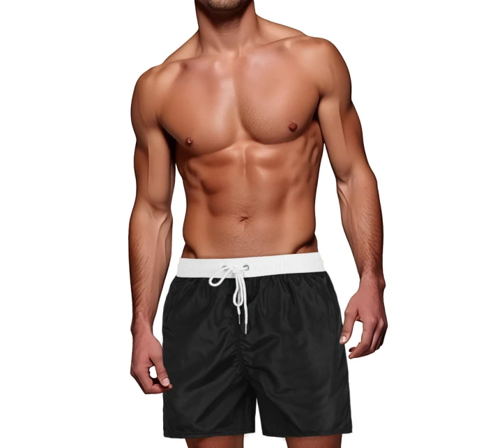 FashionStreet pánské černobílé šortky SX2513