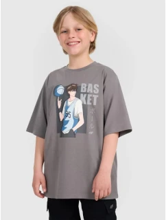 Chlapecké tričko oversize s potiskem model 21816812 - 4F