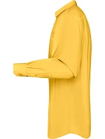 Daiber JN 678 Popelínová košile s dlouhým rukávem 02.0678 yellow Daiber JN 678 Popelínová košile s dlouhým rukávem 02.0678 yellow