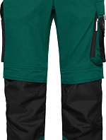 Daiber JN 1832 (25-28) Pracovní kalhoty "Modern Style" - Strong 02.132S dark green/black