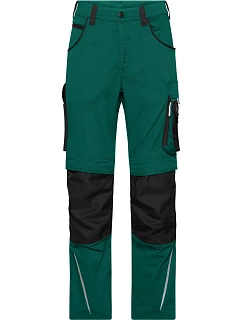 Daiber JN 1832 (25-28) Pracovní kalhoty "Modern Style" - Strong 02.132S dark green/black