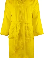 The One Towelling Bathrobe Župan 48.1011 yellow
