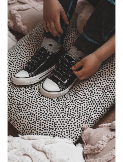 Dětské tenisky na suchý zip Černá Bernie Dětské tenisky na suchý zip Černá Bernie