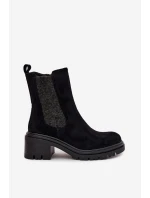 Dámské Zateplené Kotníkové Boty Na Klíně Černé Zoralia Dámské Zateplené Kotníkové Boty Na Klíně Černé Zoralia