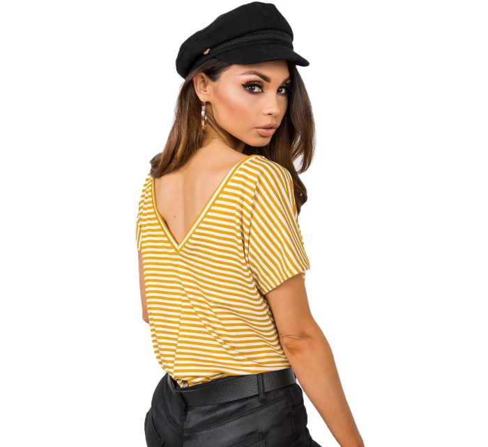 Tričko TP TS 5480.97P bílá a žlutá