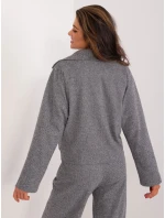 LK MA bunda 509562 1.03 šedá černá LK MA bunda 509562 1.03 šedá černá