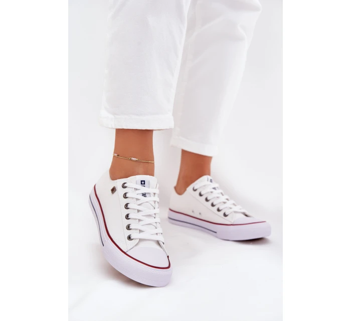 Dámské nízké tenisky Big Star – bílé Dámské nízké tenisky Big Star – bílé