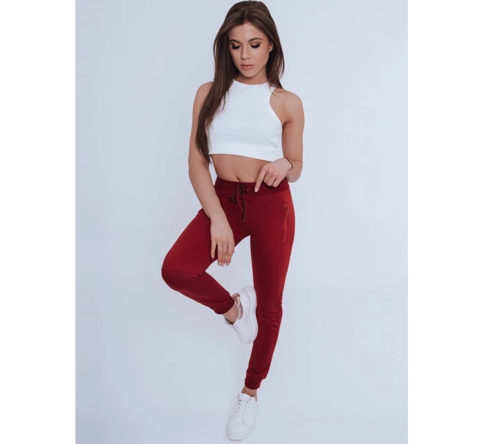 Dámské tepláky JULIET bordó FashionStreet UY0823