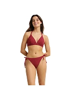 Dámské plavky DIM SWIMWEAR SHELL SLIP - DIM - tmavě červená Dámské plavky DIM SWIMWEAR SHELL SLIP - DIM - tmavě červená