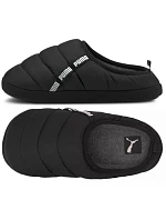 Pánské/dámské zimní pantofle PUMA SCUFF BLACK, černé, zateplené (384945-01)
