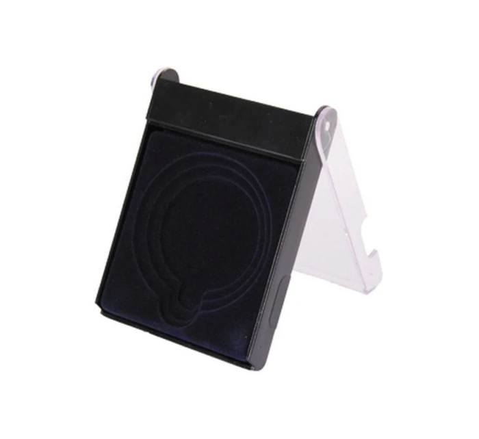 Plastové pouzdro na medaile 70mm 116x84x18mm modré - A005B BK/BU