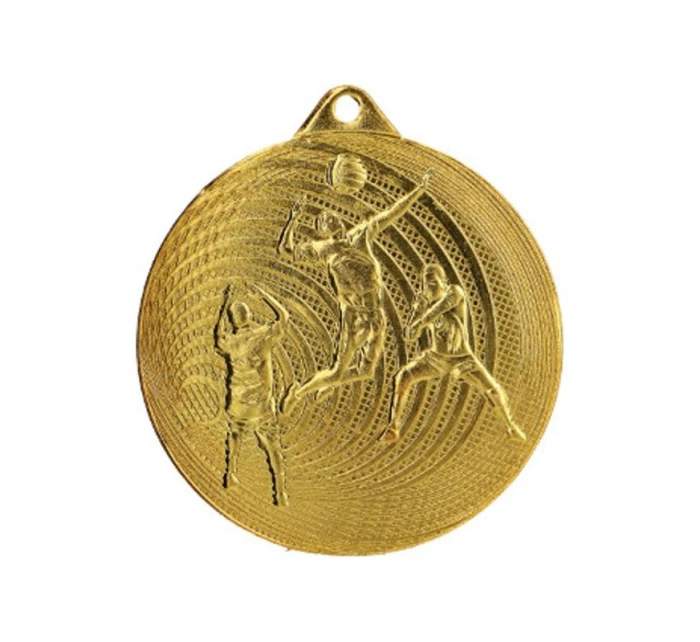 Zlatá volejbalová medaile z oceli MMC3073/G