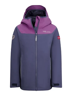 Dívčí bunda violet pink dětská bunda do deště pro dívky model 22192722 - Trollkids