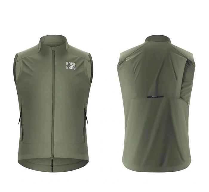 větruodolná vesta  velikost XXL zelená model 22119251 - Rockbros