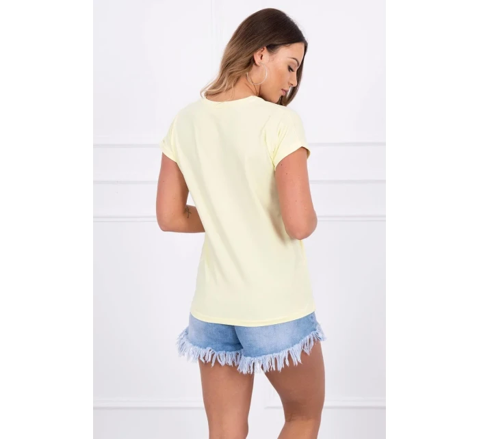 Nakupování je moje kardio blůza světle žlutá Nakupování je moje kardio blůza světle žlutá