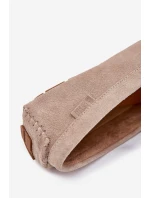 Semišové Pánské Mokasíny Big Star RR174050 Béžové