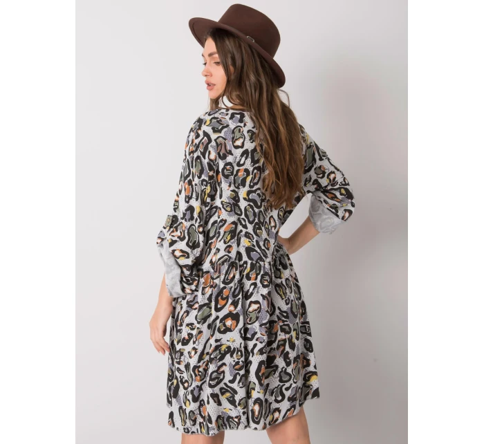 Šaty DHJ SK 21464.99 světle šedá